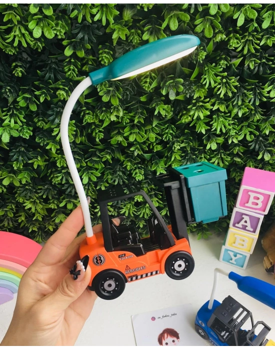 Kamyon Şeklinde Şarjlı Masa Lambası