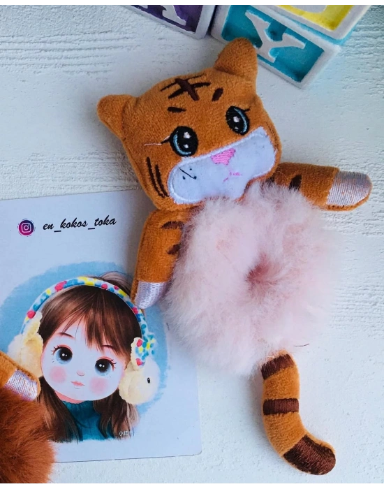 Kaplanlı Peluş Lastik Toka