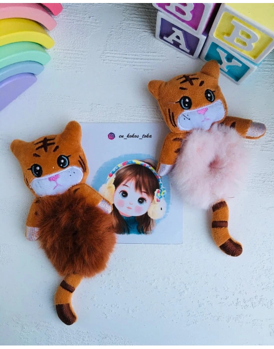 Kaplanlı Peluş Lastik Toka