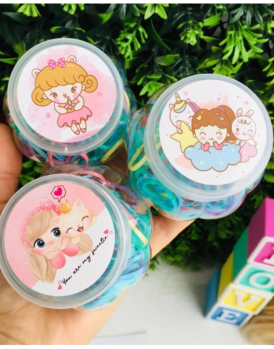 Kavanoz Kutulu Cimcime Lastik Toka