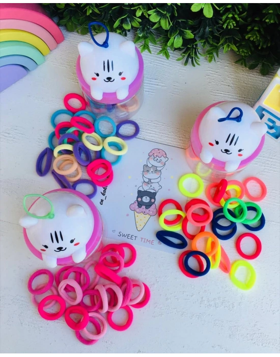 Kedi Kutulu Havlu Lastik Toka