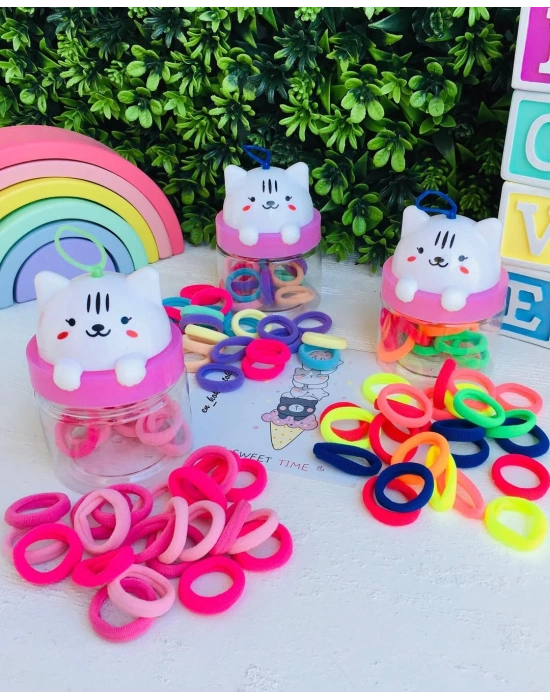 Kedi Kutulu Havlu Lastik Toka