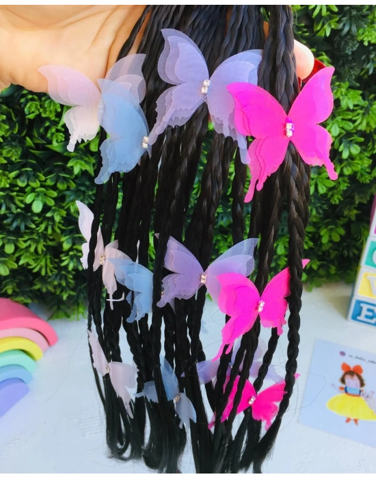 Kelebekli Örgü Toka