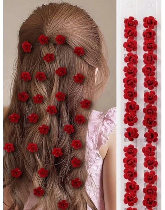 Kiraz Modelli Saç Küpesi