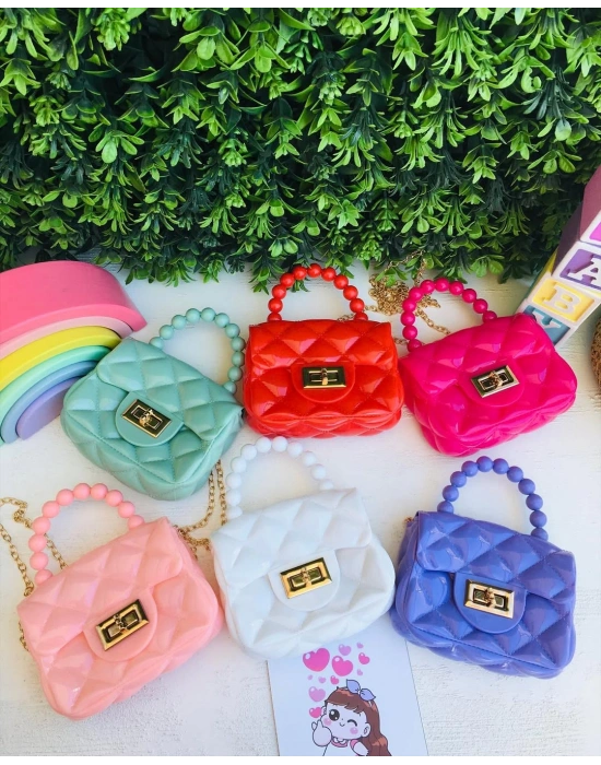 Kokoş Kulplu Slikon Çanta