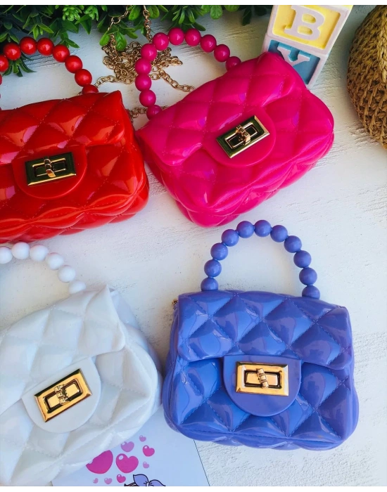 Kokoş Kulplu Slikon Çanta