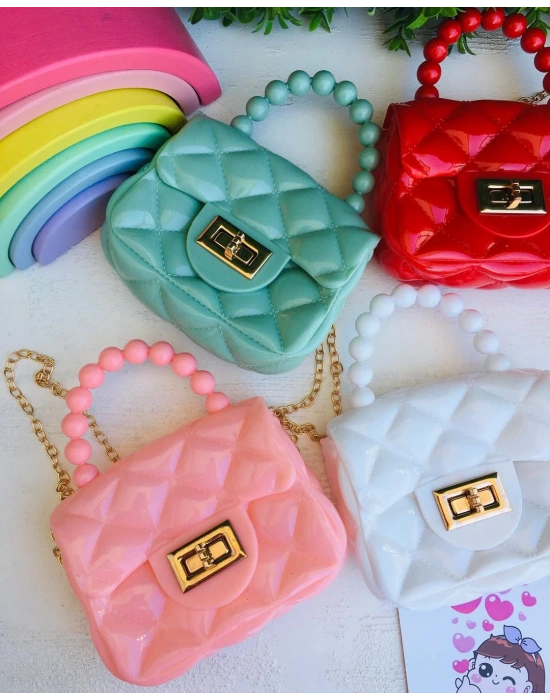 Kokoş Kulplu Slikon Çanta