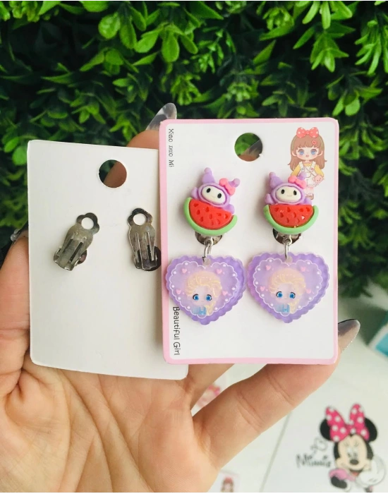 Kulağı Delik Olmayanlar İçin Klips Küpe