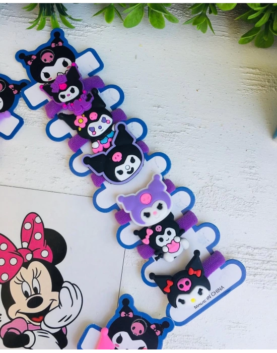 Kuromi 6lı Lastik Toka