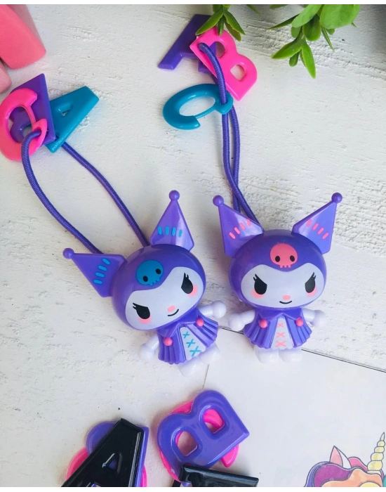 Kuromi Büyük Objeli Lastik Toka