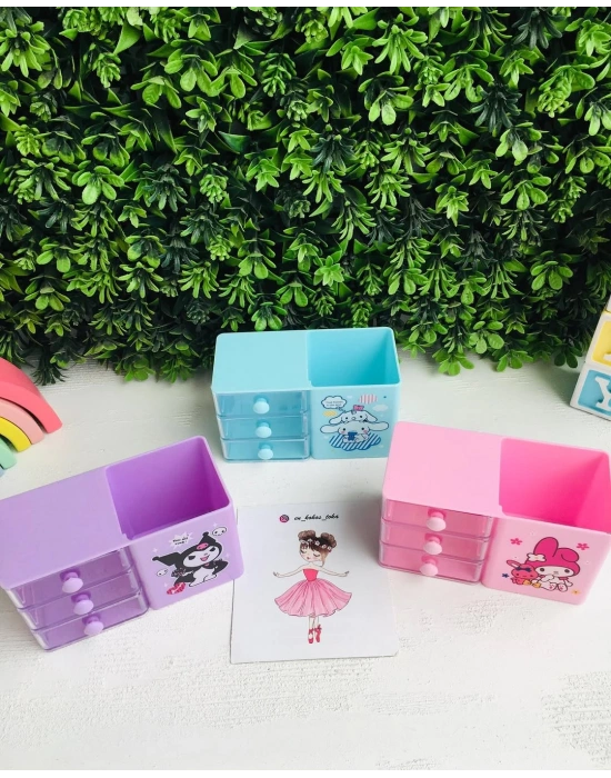 Kuromi Çekmeceli Kalemlik