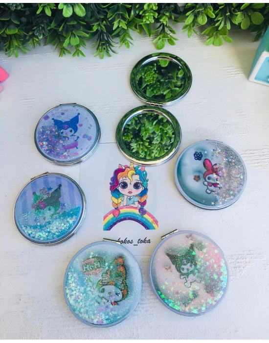 Kuromi İçi Simli Ayna