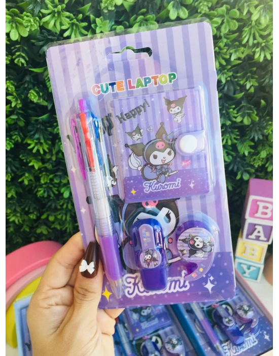 Kuromi Kalem & Bant Seti & Not Defteri
