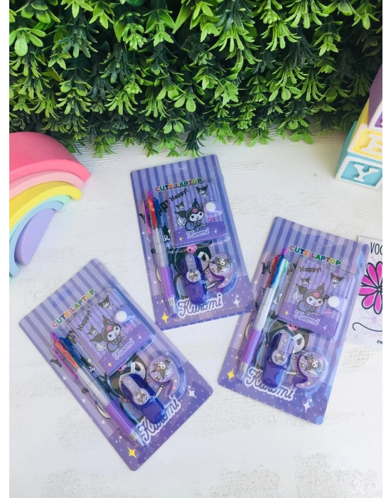 Kuromi Kalem & Bant Seti & Not Defteri