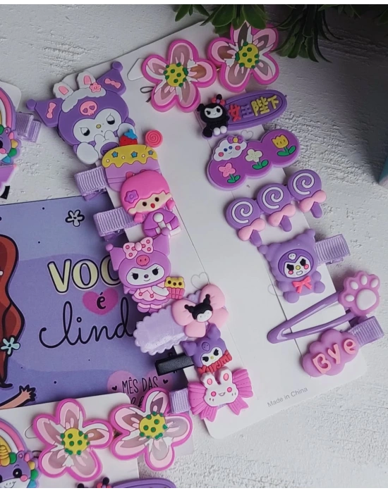 Kuromi Klips Set Toka