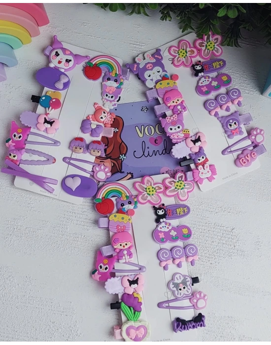 Kuromi Klips Set Toka