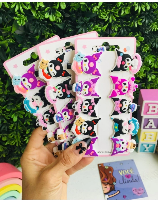 Kuromi Klips Set Toka