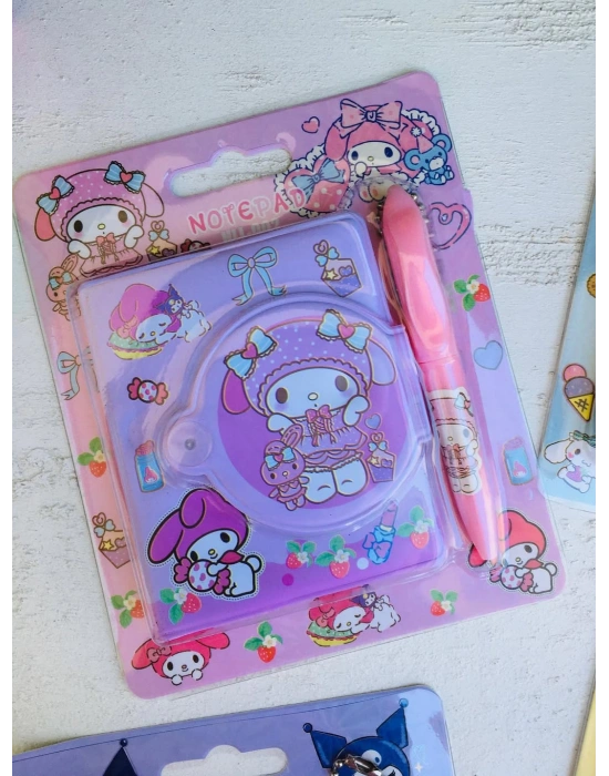 Kuromi Mini Boy Kalemli Not Defteri