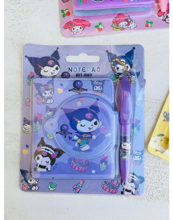 Kuromi Mini Boy Kalemli Not Defteri