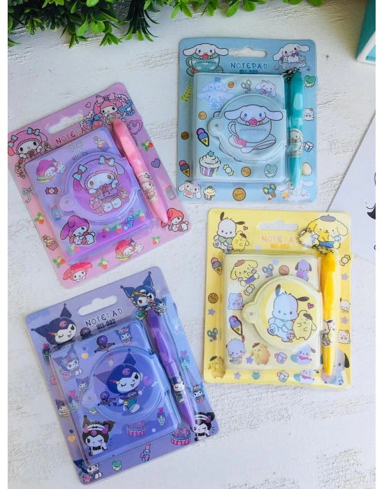 Kuromi Mini Boy Kalemli Not Defteri