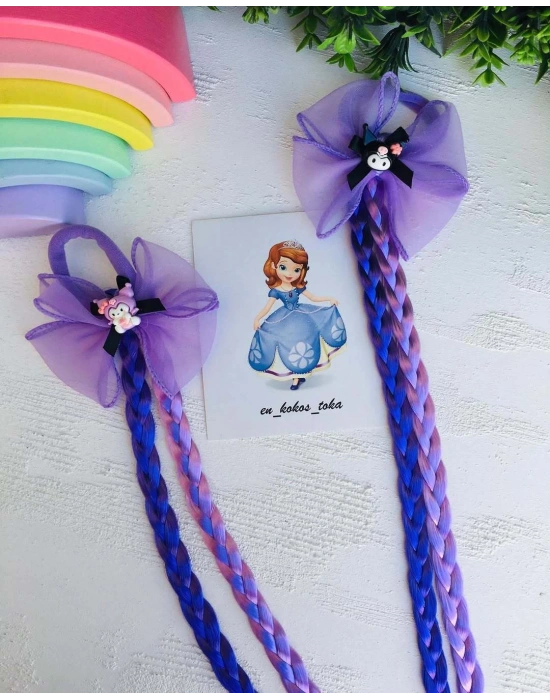 Kuromi Örgü Yapay Saç