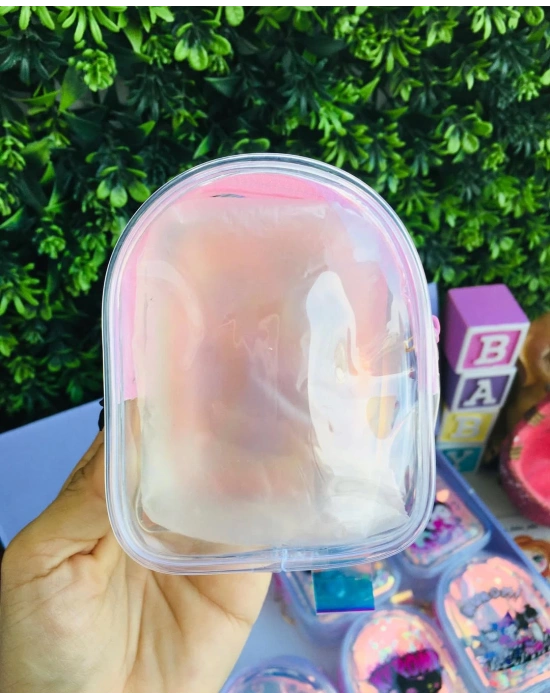 Kuromi Parlak Fermuarlı Sulu Anahtarlık Cüzdan