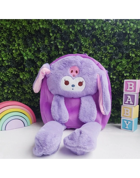 Kuromi Peluş Hareketli Işıklı Sırt Çantası