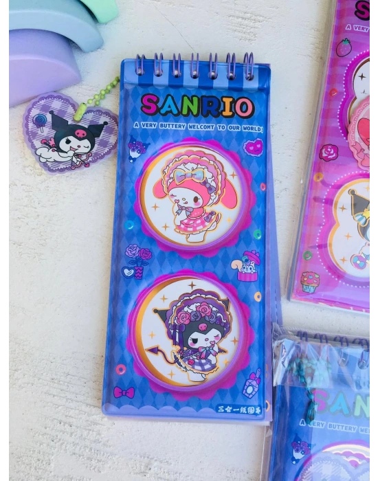 Kuromi Stickerlı Not Defteri