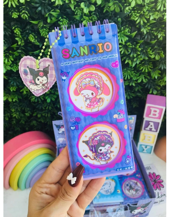 Kuromi Stickerlı Not Defteri