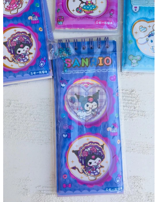 Kuromi Stickerlı Not Defteri