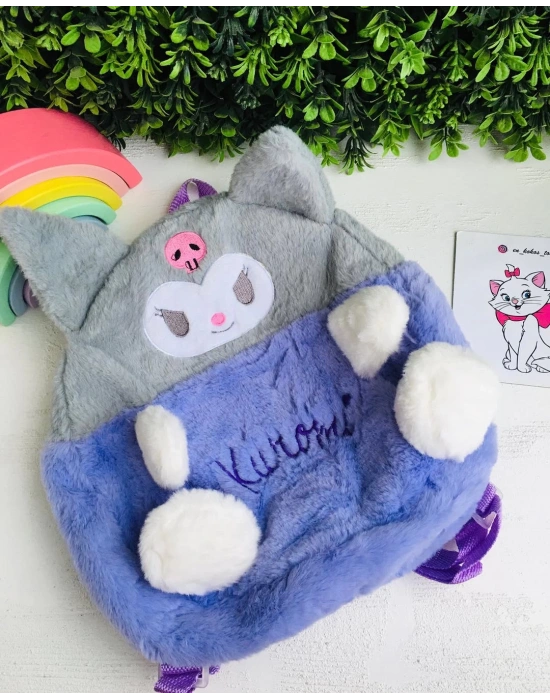 Kuromi Ve Hello Kitty Peluş Sırt Çantası