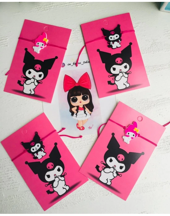 Kuromi Ve My Melody Bileklik