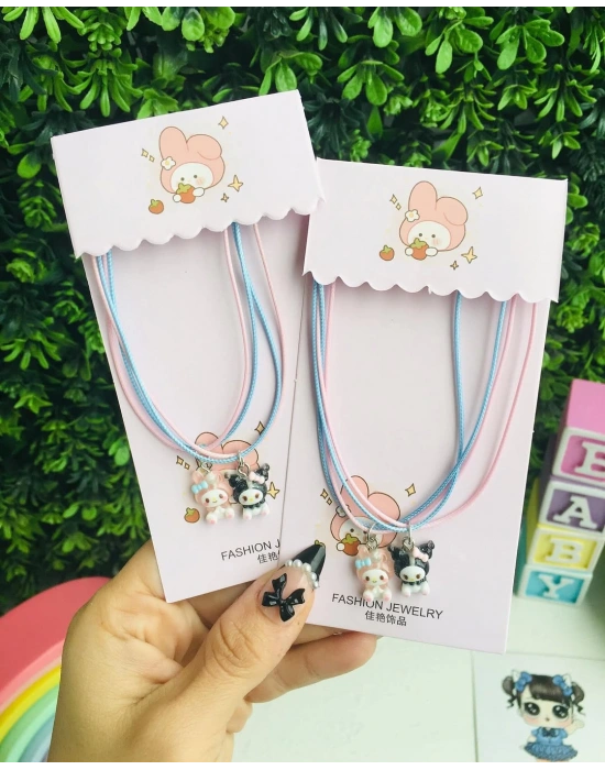 Kuromi Ve My Melody Kolye