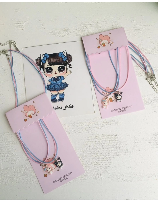 Kuromi Ve My Melody Kolye