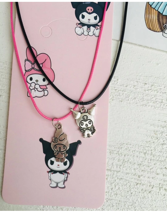 Kuromi Ve My Melody Kolye