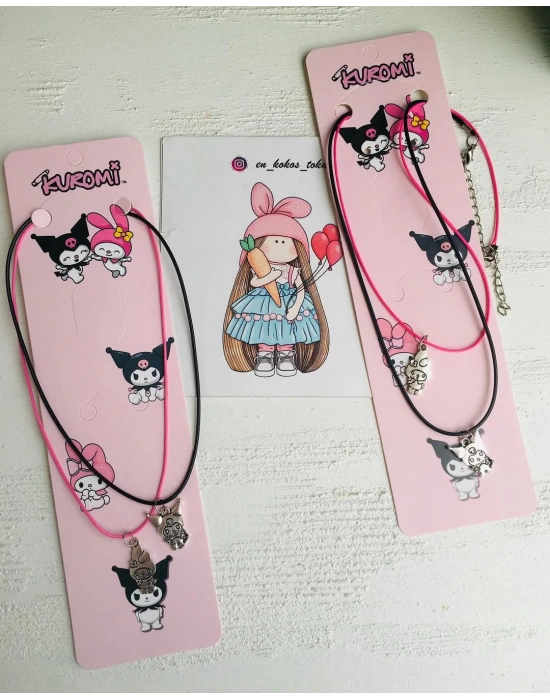 Kuromi Ve My Melody Kolye