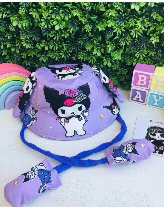 Kuromi Ve My Melody Sesli Zıplayan Kulaklı Şapkalar