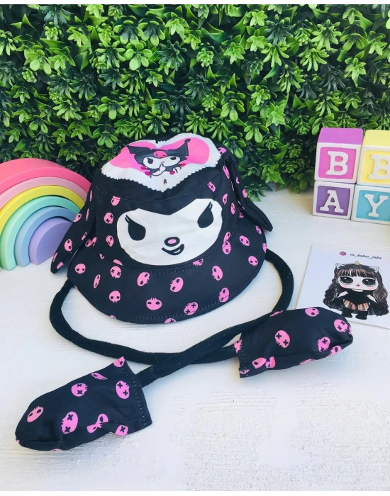 Kuromi Ve My Melody Sesli Zıplayan Kulaklı Şapkalar