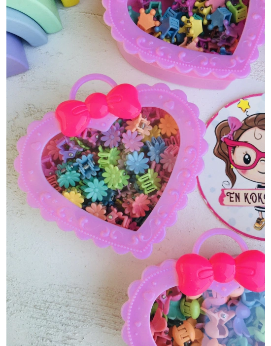 Kutulu 50 Adet Mini Mandal Toka