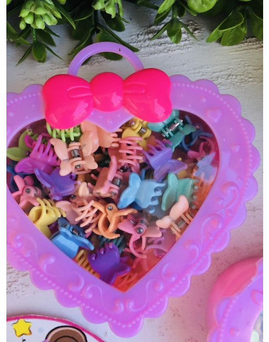 Kutulu 50 Adet Mini Mandal Toka