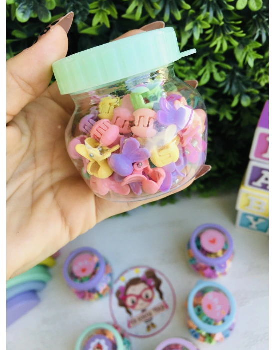 Kutulu 50 Adet Mini Mandal Toka