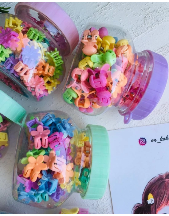 Kutulu 50 Adet Mini Mandal Toka