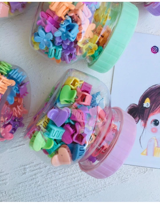 Kutulu 50 Adet Mini Mandal Toka