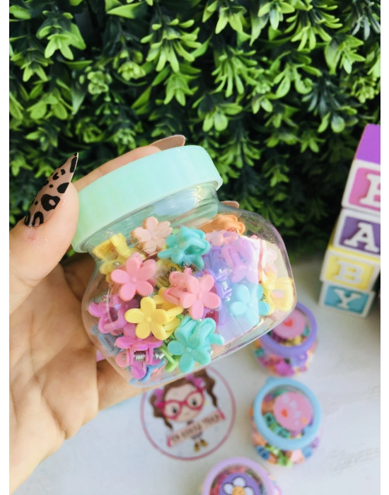 Kutulu 50 Adet Mini Mandal Toka