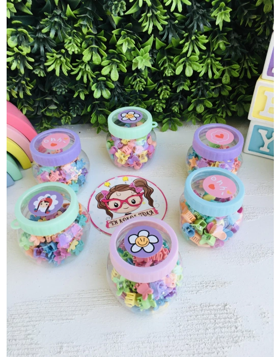 Kutulu 50 Adet Mini Mandal Toka