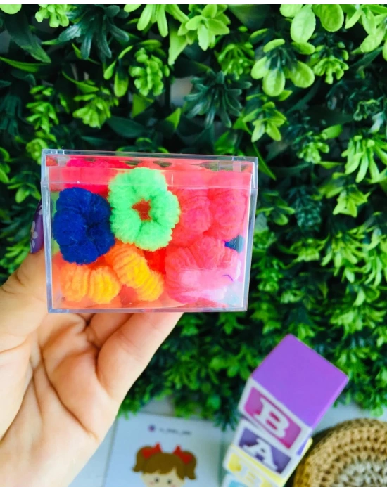 Kutulu Esnek Fırfırlı Lastik Tokalar