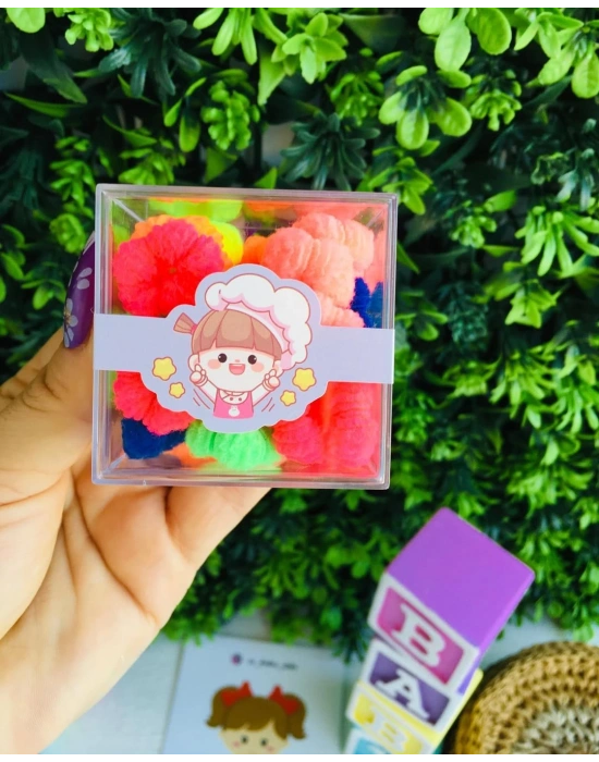 Kutulu Esnek Fırfırlı Lastik Tokalar