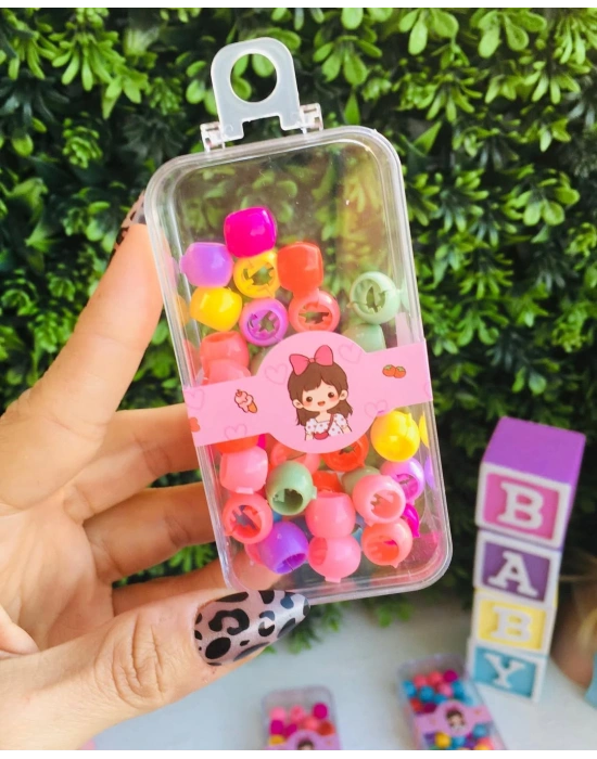 Kutulu Saç Boncuğu