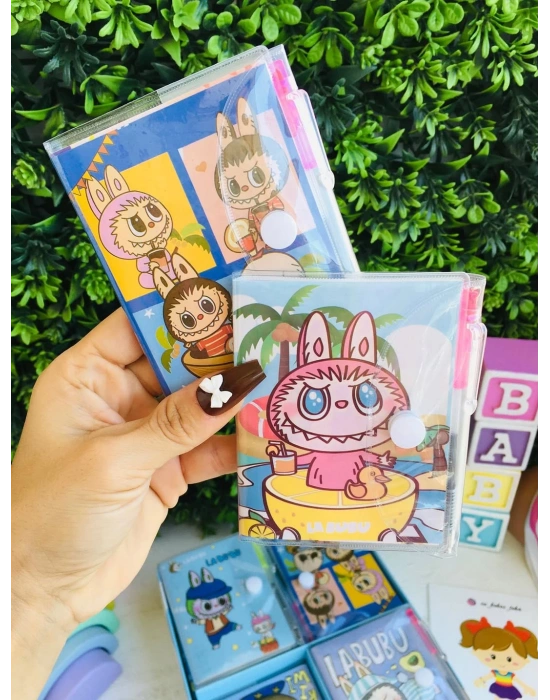 Labubu Mini Boy Kalemli Not Defteri