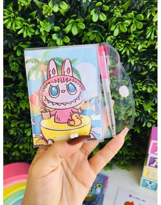 Labubu Mini Boy Kalemli Not Defteri